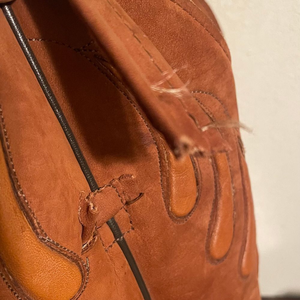 Frye Bear‎ Claw cowgirl Western block heel Boots cognac Leather 4.5 - Picture 4 of 16